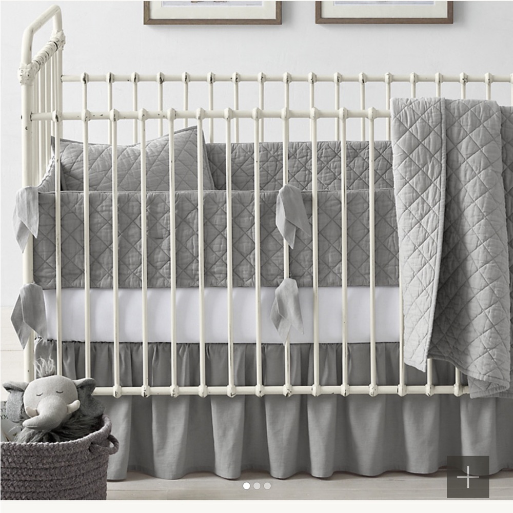 WASHED LINEN-COTTON DIAMOND & WASHED LINEN-COTTON NURSERY BEDDING COLLECTIONS